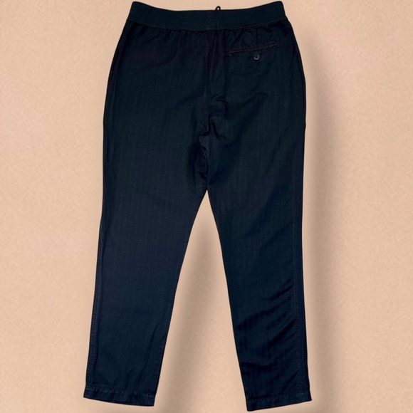 NWT James Perse ‘Classic Hino Tapered Drawstring Waist Pants’ in Black Size 2/M - Picture 14 of 15